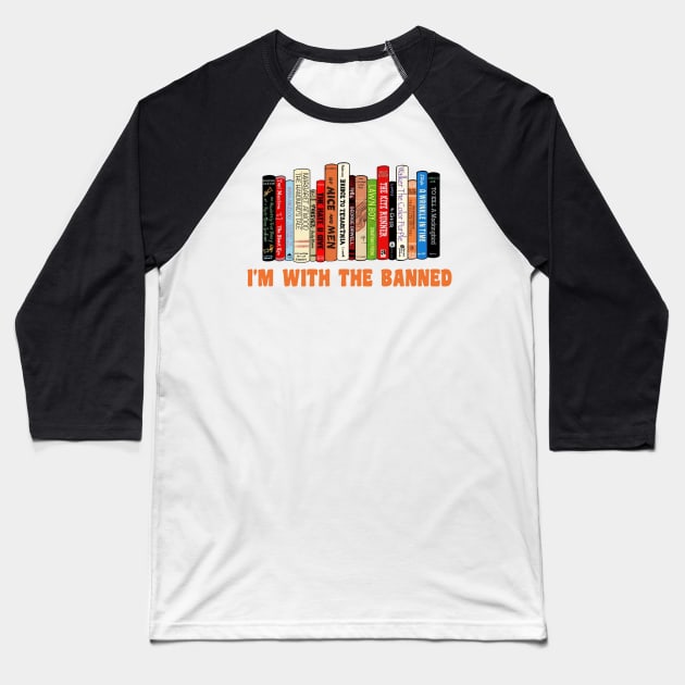 Banned Books Baseball T-Shirt by Xtian Dela ✅